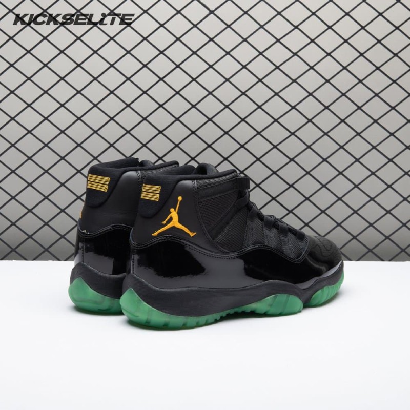 Air Jordan 11 Black Green Yellow CT8012-037 Men's Air Jordan 11 Black Green Yellow CT8012-037 Men's